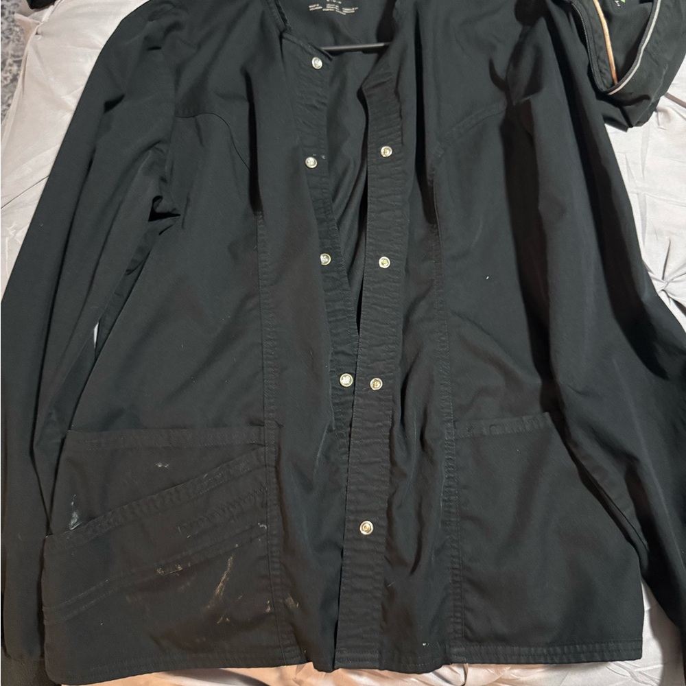 Timberland Black Snap-Front Jacket